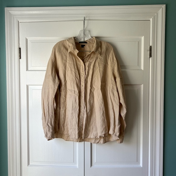 Ralph Lauren Linen Button Down - Picture 1 of 3